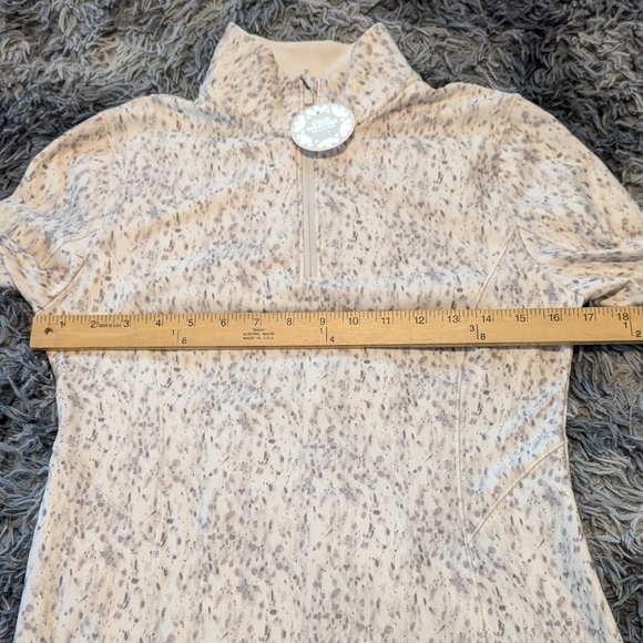 Calia Cold Weather 1/2 Zip Active Running Moon Marks Pristine Top: Small - Picture 12 of 12